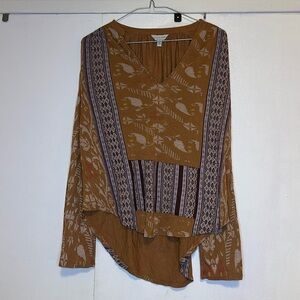 Lucky brand long sleeve blouse